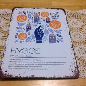 Boho / Hippie Vibe Wall Art, Hygge, warm feeling of coziness